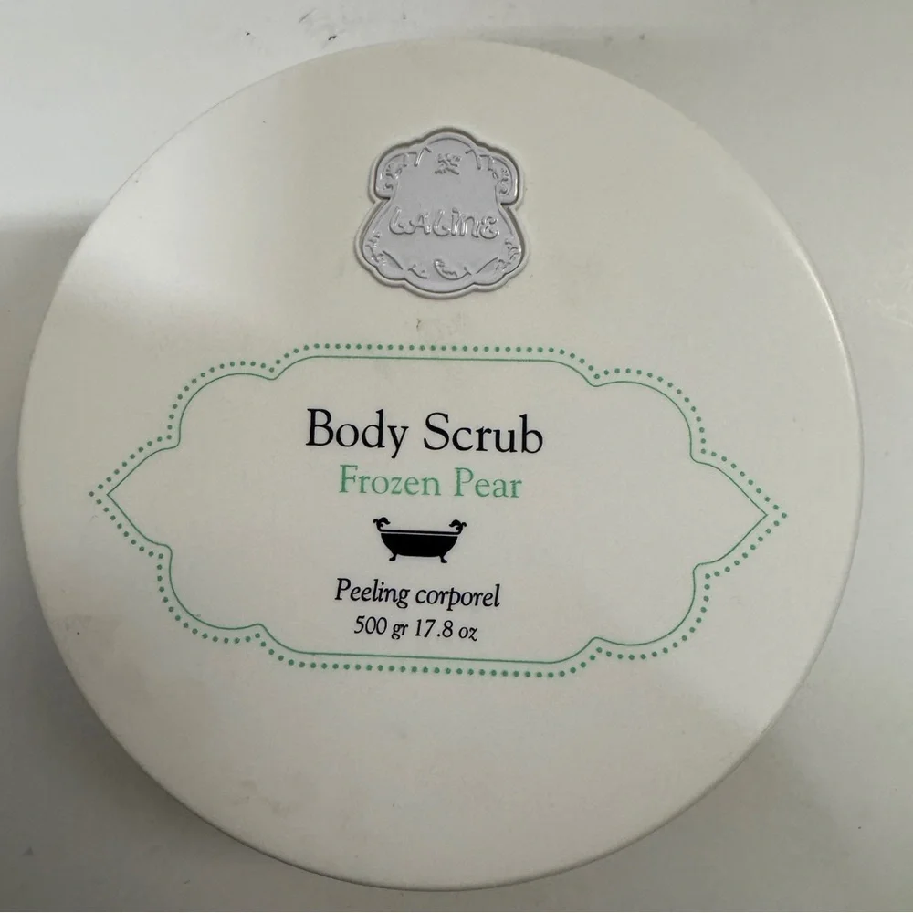 Body Scrub Frozen Pear by Laline for Women 17.8 OZ